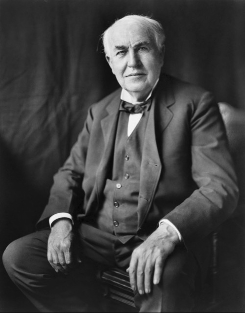 トーマス・エジソンの人物写真