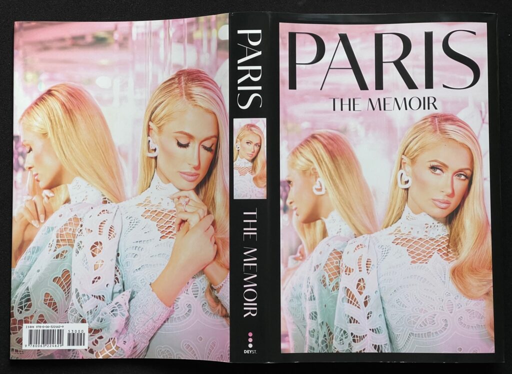 単行本（原書）「PARIS THE MEMOIR」 パリス・ヒルトン＝著　本の表紙画像