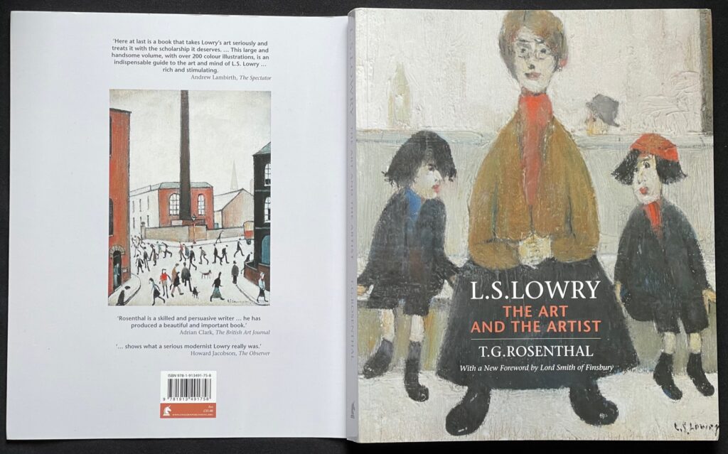単行本（英語）「"L.S.Lowry" The art and the artist」T.G.Rosenthal＝著　Photo of Book Cover