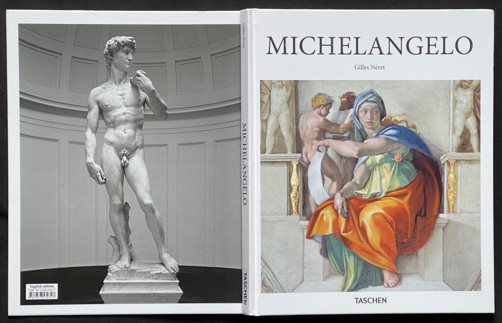 画集「Michelangelo」Gilles Neret＝著 本の表紙画像